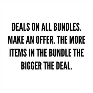 MAKE AN OFFER - DEALS ON BUNDLES